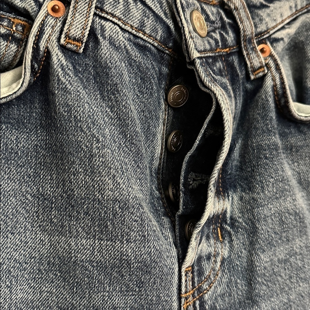 Reformation Blue Denim Jeans - Picture 3 of 6